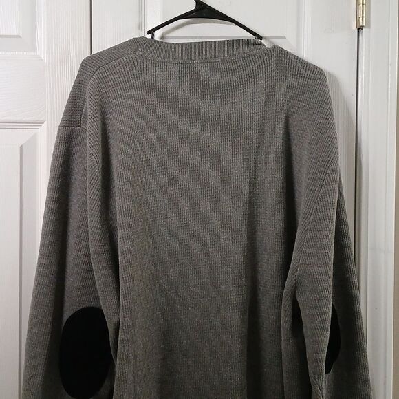 Crooks & Castles  gray black cardigan sweater classy casual  Sz 3XL EUC - Picture 7 of 9